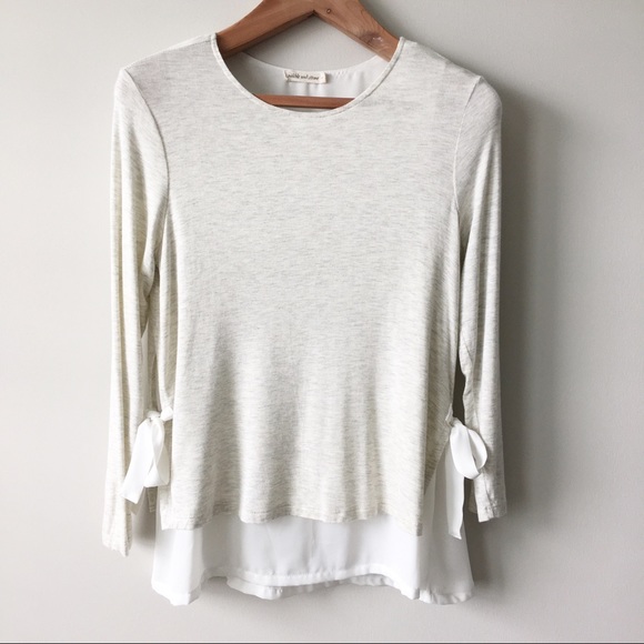 Pebble and Stone Layered Tunic Blouse - Picture 2 of 6